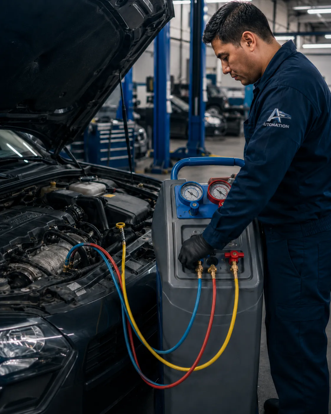 Recarga de gas de aire acondicionado Autonation Guayaquil