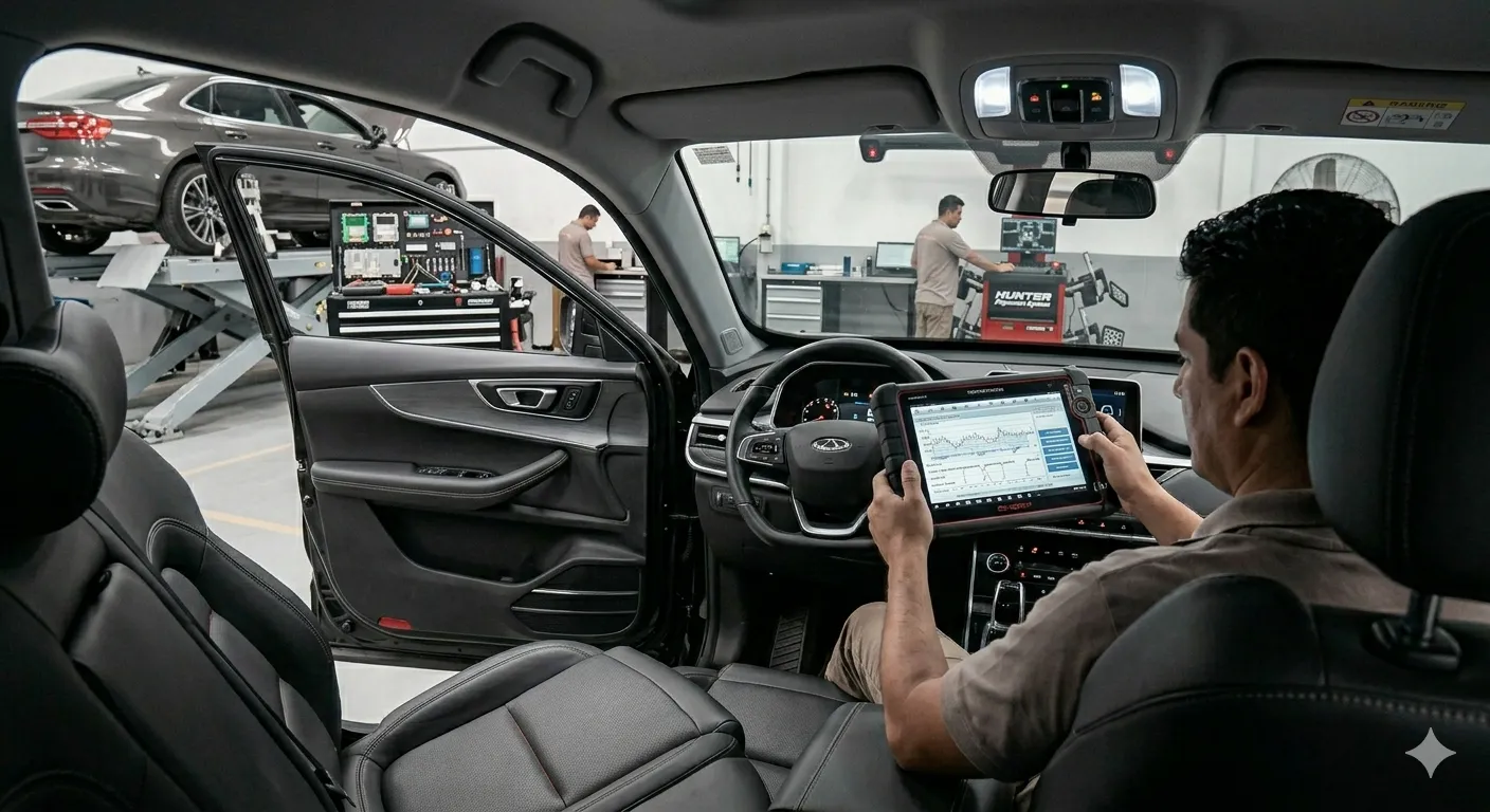 Diagnóstico de motor en taller Autonation